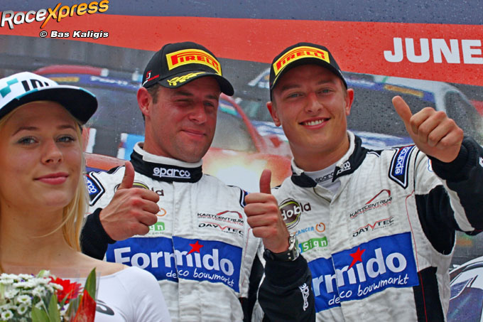 Ferdinand Kool en Milan Dontje kennen superweekend op Circuit Zolder